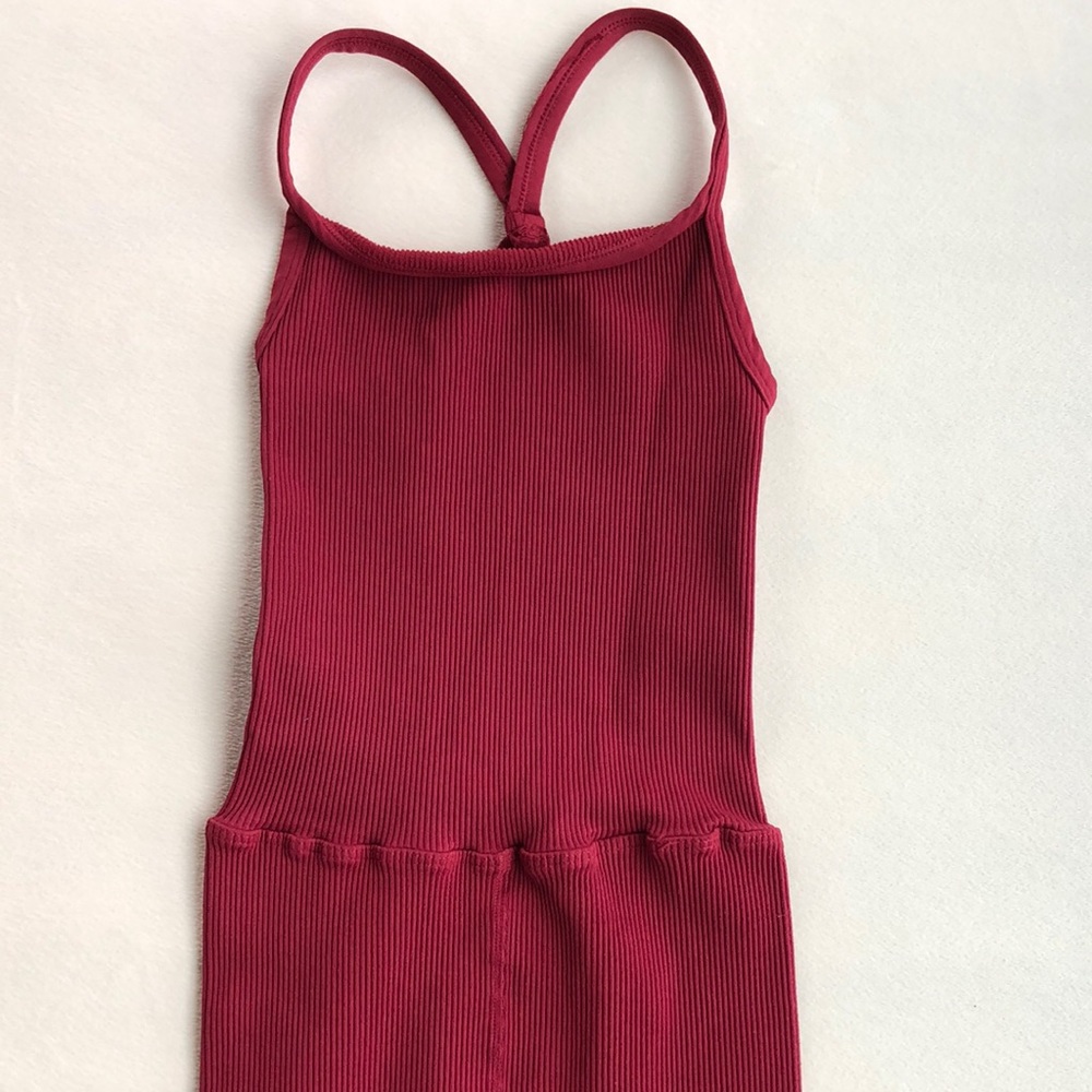 NWOT Free People Happiness Runs Square Neck Onesie - Picture 7 of 12